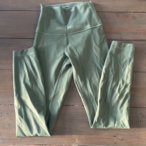 Lululemon alien leggings dark green